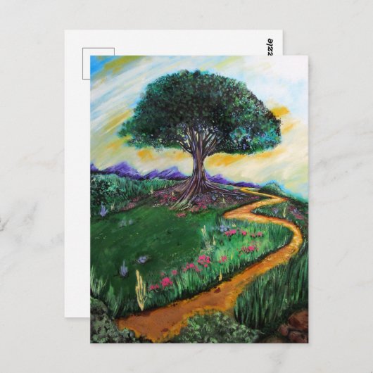 Carte Postale Arbre D'Imagination (Devant / Derrière)