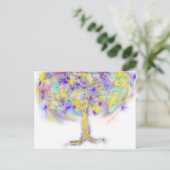 Carte Postale Arbre D'Or De La Vie Art Prophétique Chrétien Mode (Debout devant)