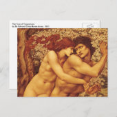 Carte Postale Arbre du pardon, Sir Edward Coley Burne-Jones (Devant / Derrière)