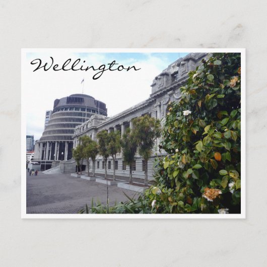 Carte Postale arbre du parlement de wellington (Devant)