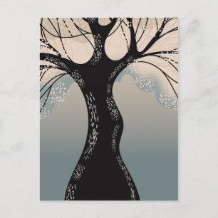 Carte Postale Arbre en fleurs japonaise