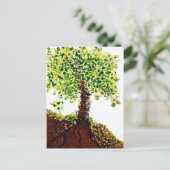 Carte Postale Arbre en floraison (Debout devant)