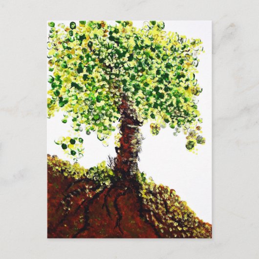 Carte Postale Arbre en floraison (Devant)