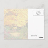 Carte Postale Arbre en or (Dos)
