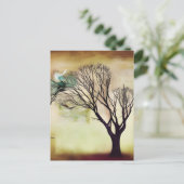 Carte Postale Arbre en techniques mixtes (Debout devant)