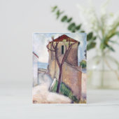 Carte Postale Arbre et maison par Amedeo Modigliani (Debout devant)