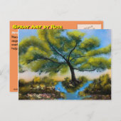 Carte Postale Arbre fluvial (Devant / Derrière)