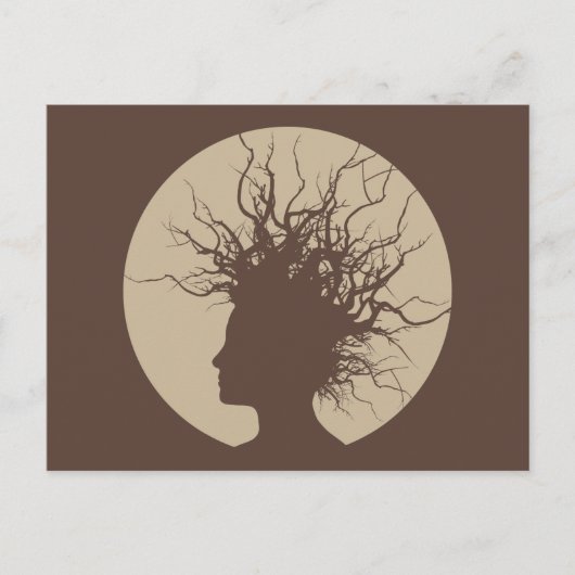 Carte Postale Arbre humain (Devant)