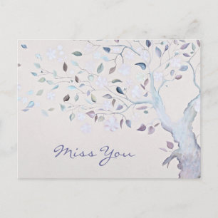 Carte Postale Arbre Imaginaire - Miss You