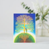 CARTE POSTALE ARBRE INCROYABLE DE LA VIE (Debout devant)