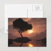 Carte postale Arbre Lone (Devant / Derrière)