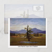 Carte Postale Arbre Lone Par Caspar David Friedrich (Devant / Derrière)