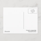 Carte Postale Arbre Magnolia - Effet Cyanotype (Dos)