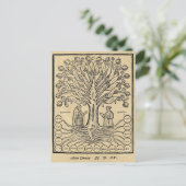 Carte Postale Arbre médiéval des sciences (Debout devant)