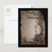 Carte Postale Arbre miroir magique du blanc de neige (Devant / Derrière)