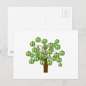 Carte Postale arbre monétaire (Devant / Derrière)