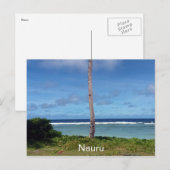 Carte Postale arbre nauru (Devant / Derrière)