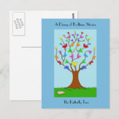 Carte postale Arbre Papillon (Devant / Derrière)