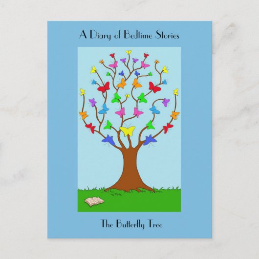Carte postale Arbre Papillon (Devant)