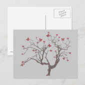 Carte postale Arbre Papillon (Devant / Derrière)