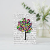 Carte Postale Arbre papillon (Debout devant)