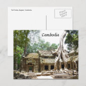 Carte Postale arbre ta prohm (Devant / Derrière)