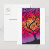 Carte Postale Arbre Tourbillonnant (Devant / Derrière)