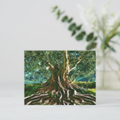 Carte Postale Arbre vert de vie (Debout devant)