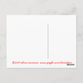 Carte postale Arbre Whimsical (Dos)