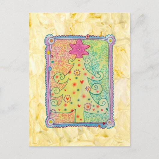 Carte postale Arbre Whimsical (Devant)