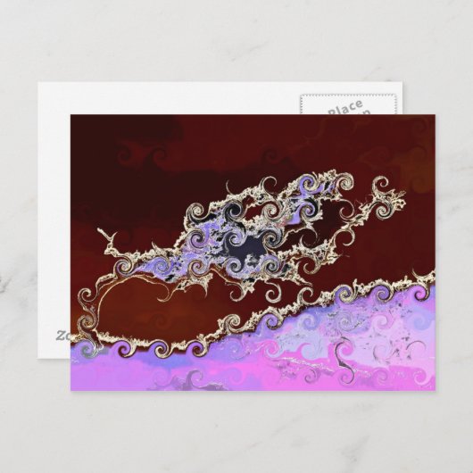 CARTE POSTALE ARBRES (Devant / Derrière)