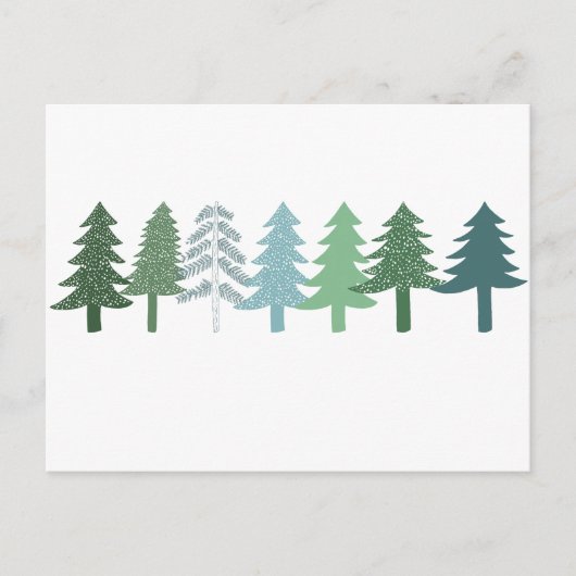 Carte Postale Arbres (Devant)