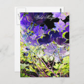 CARTE POSTALE ARBRES (Devant / Derrière)