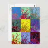 CARTE POSTALE ARBRES (Devant / Derrière)