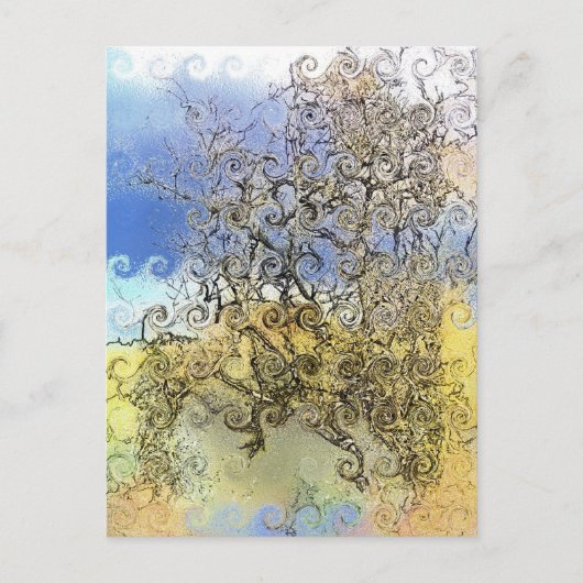 CARTE POSTALE ARBRES (Devant)