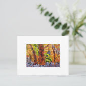 Carte Postale Arbres Abstraits (Debout devant)
