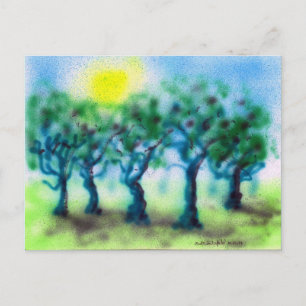 Carte Postale Arbres Brosses à Air ... Mark Edward Westerfield C