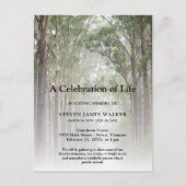 Carte Postale Arbres commémoratifs de célébration de la vie (Devant)