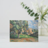 Carte Postale Arbres dans le parc, Jas de Bouffan par Paul Cezan (Debout devant)