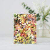 CARTE POSTALE ARBRES D'AUTOMNE (Debout devant)