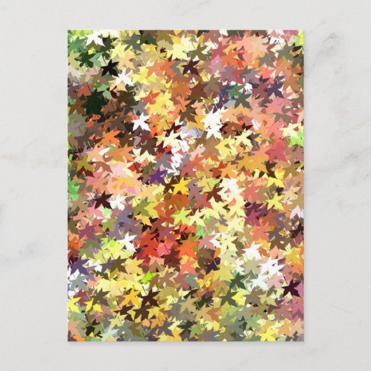 CARTE POSTALE ARBRES D'AUTOMNE (Devant)