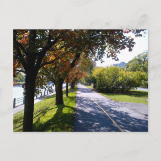 Carte Postale Arbres d'automne le long du canal d'Ottawa