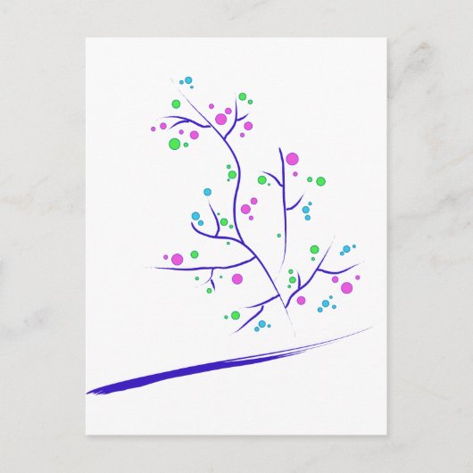 Carte Postale Arbres de ce bonheur (Devant)