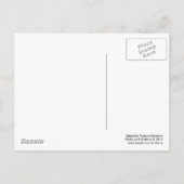 Carte Postale Arbres de Magnolia en fleurs (Dos)