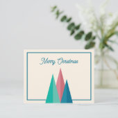 Carte Postale Arbres de Noël (Debout devant)