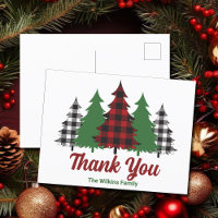 Arbres de Noël à carreaux rouges personnalisés Mer