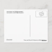 Carte Postale Arbres et nuages (Dos)