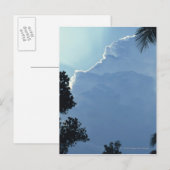 Carte Postale Arbres et nuages (Devant / Derrière)