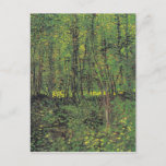 Carte Postale Arbres et sous-bois par Van Gogh<br><div class="desc">Vincent Van Gogh Série de peinture paysagère - Arbres et sous-bois</div>