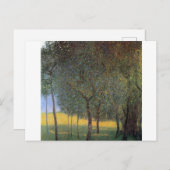 Carte Postale Arbres fruitiers, Gustav Klimt (Devant / Derrière)